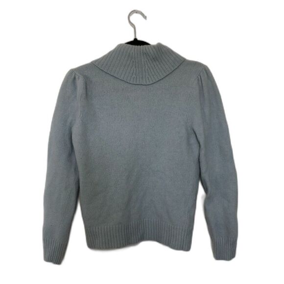 PRIA Lambswool Sweater Women's Size Large Blue Pullover Angora Rabbit Hair - Picture 2 of 9